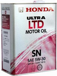Купить моторное масло Honda Ultra Ltd 5W30 Полусинтетическое | Артикул 0821899974