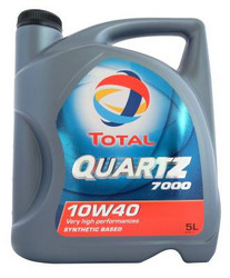 Купить моторное масло Total Quartz 7000 10W40 Синтетическое | Артикул 3425900000344