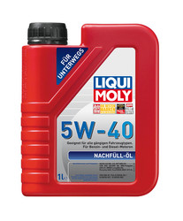 Купить моторное масло Liqui moly Nachfull Oil SAE 5W-40 Hc-синтетическое | Артикул 1305