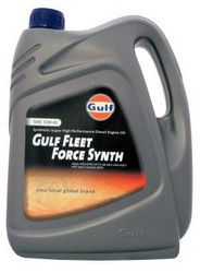 Купить моторное масло Gulf Fleet Force Synth SAE 10W-40 (4л) Синтетическое | Артикул 8717154952896