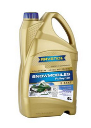 Купить моторное масло Ravenol Snowmobils Full Synth 2-Takt Синтетическое | Артикул 4014835727991