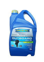 Купить моторное масло Ravenol для 4-T лод.моторов Outboardoel 4T SAE 10W-30 (5л) new Полусинтетическое | Артикул 4014835729056