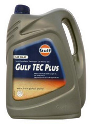 Купить моторное масло Gulf Tec Plus 5W-40 Полусинтетическое | Артикул 8717154951837