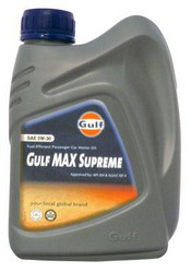 Купить моторное масло Gulf Max Supreme SAE 5W-30 (1л) Синтетическое | Артикул 8717154958942