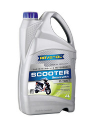 Купить моторное масло Ravenol скутеров Scooter (4л) Полусинтетическое | Артикул 4014835728196