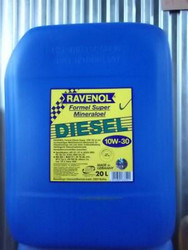 Купить моторное масло Ravenol Formel Diesel Super 10W-30, 20л Минеральное | Артикул 4014835633421