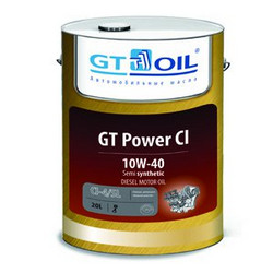 Купить моторное масло Gt oil GT Power CI, 20л Полусинтетическое | Артикул 8809059407073