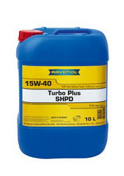 Купить моторное масло Ravenol Turbo Plus SHPD SAE 15W-40 Минеральное | Артикул 4014835726147