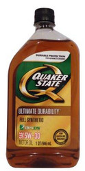 Купить моторное масло Quaker state Ultimate Durability SAE 5W-30 Full Synthetic Motor Oil Синтетическое | Артикул 073102046481