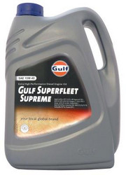 Купить моторное масло Gulf Superfleet Supreme SAE 15W-40 (5л) Минеральное | Артикул 8717154959307