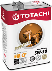 Купить моторное масло Totachi Grand Fuel Fully Synthetic SN/CF 5W-50, 4л Синтетическое | Артикул 4562374690707