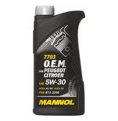 Купить моторное масло Mannol O.E.M. for Peugeot Citroen 5W-30 Синтетическое | Артикул 4036021101460
