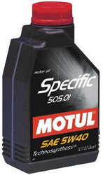 Купить моторное масло Motul Specific 505.01 Синтетическое | Артикул 101573