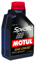 Купить моторное масло Motul Specific VW 506.01-506.00-503.00 Синтетическое | Артикул 101169