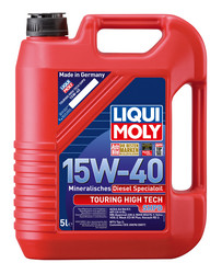Купить моторное масло Liqui moly Touring High Tech SHPD-Motoroil Basic SAE 15W-40 Минеральное | Артикул 2475
