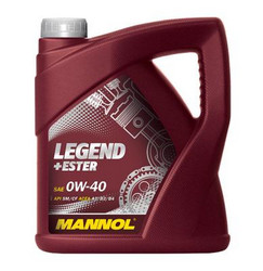 Купить моторное масло Mannol Legend Ester SAE 0W/40 Синтетическое | Артикул 4036021404400