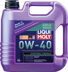 Купить моторное масло Liqui moly Synthoil Energy SAE 0W-40 Синтетическое | Артикул 7536