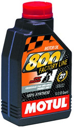 Купить моторное масло Motul 800 2T Factory Line Off Road Синтетическое | Артикул 101438