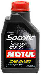 Купить моторное масло Motul Specific 504.00-507.00 Синтетическое | Артикул 101474