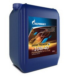 Купить моторное масло Gazpromneft Diesel Premium 10W-40, 20л Полусинтетическое | Артикул 2389901213