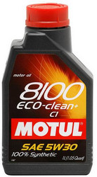 Купить моторное масло Motul 8100 Eco Clean Plus Синтетическое | Артикул 101580