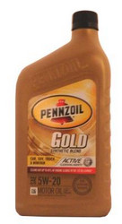 Купить моторное масло Pennzoil Gold SAE 5W-20 Synthetic Blend Motor Oil Синтетическое | Артикул 071611914048