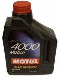Купить моторное масло Motul 4000 Motion Минеральное | Артикул 100333