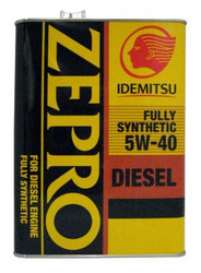 Купить моторное масло Idemitsu Zepro Diesel Fully Synthetic 5W-40 Синтетическое | Артикул FIA88986L4L