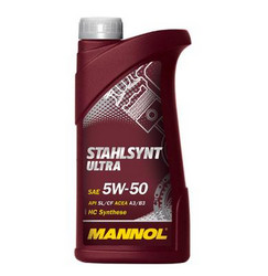 Купить моторное масло Mannol Stahlsynt Ultra SAE 5W-50 Синтетическое | Артикул 4036021103013
