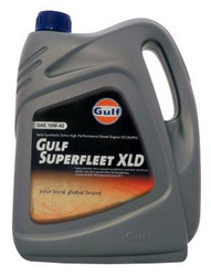 Купить моторное масло Gulf Superfleet XLD 10W-40 Полусинтетическое | Артикул 8717154959420