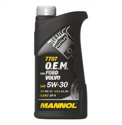Купить моторное масло Mannol O.E.M. for Ford Volvo 5W-30 Синтетическое | Артикул 4036021101521