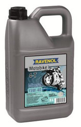 Купить моторное масло Ravenol Motobike 4-T Mineral 15W-40, 5л | Артикул 4014835702455