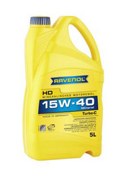 Купить моторное масло Ravenol Turbo-C HD-C SAE 15W-40 Минеральное | Артикул 4014835724556