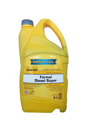 Купить моторное масло Ravenol Formel Diesel Super SAE 20W-50 Минеральное | Артикул 4014835726451