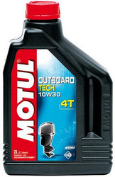 Купить моторное масло Motul Outboard Tech 4T Полусинтетическое | Артикул 101745