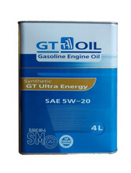 Купить моторное масло Gt oil GT Ultra Energy, 4л Синтетическое | Артикул 8809059407288