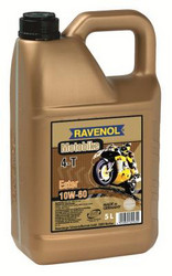 Купить моторное масло Ravenol Motobike 4-T Ester 10W-60, 5л | Артикул 4014835702356