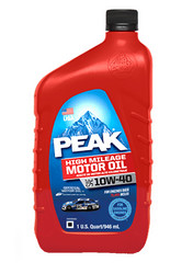 Купить моторное масло Peak High Mileage Oil 10W-40 (0,946л) Полусинтетическое | Артикул P4MH176