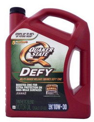 Купить моторное масло Quaker state Defy Synthetic Blend SAE 10W-30 Motor Oil Синтетическое | Артикул 073102013476