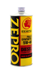 Купить моторное масло Idemitsu Zepro Diesel 5W-40 Cf Fully Synthetic 1л Синтетическое | Артикул 2863054