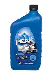 Купить моторное масло Peak Synthetic Blend Motor Oil 10W-30 (0,946л) Полусинтетическое | Артикул P3MB176