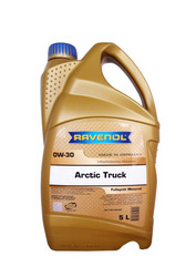 Купить моторное масло Ravenol Arctic Truck 0W-30 Синтетическое | Артикул 4014835725652