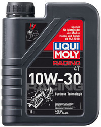 Купить моторное масло Liqui moly для 4-тактных Мотоциклов Racing 4T SAE 10W-30 Hc-синтетическое | Артикул 2526
