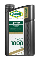 Купить моторное масло Yacco VX 1000 Синтетическое | Артикул 302324