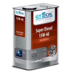 Купить моторное масло Gt oil Super Diesel, 4л Полусинтетическое | Артикул 8809059407509