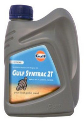 Купить моторное масло Gulf Syntrac 2T Синтетическое | Артикул 8717154952636