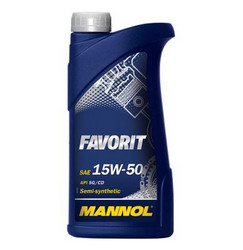 Купить моторное масло Mannol Favorit SAE 15W/50 Полусинтетическое | Артикул 4036021105468