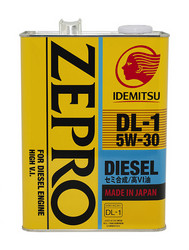 Купить моторное масло Idemitsu Zepro Diesel Dl-1 5W30 4л Синтетическое | Артикул 2156041
