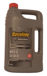 Купить моторное масло Texaco Havoline Ultra S 5W-40 Синтетическое | Артикул 5011267832674