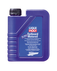 Купить моторное масло Liqui moly для подвесных судовых двигателей Outboard Motoroil Минеральное | Артикул 1231